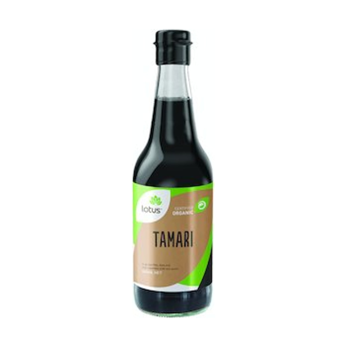 Lotus Organic Foods Tamari Sauce Organic 500ml front pack on white background