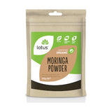 Lotus Organic Moringa Powder 250g front pack on white background