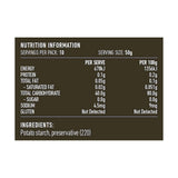 Lotus Potato Starch 500g rear label and nutrition information panel