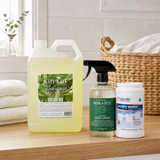 Low-Tox Laundry Essentials Bundle with Kin Kin laundry liquid, Koala Eco stain spray and Abode laundry soaker