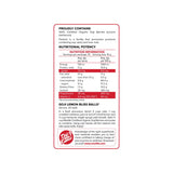 Morlife Dried Goji Berries 150g rear label on white background