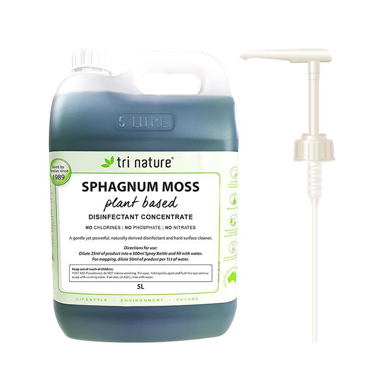 Tri Nature Sphagnum Moss Disinfectant Concentrate Bulk with pump 5L product image
