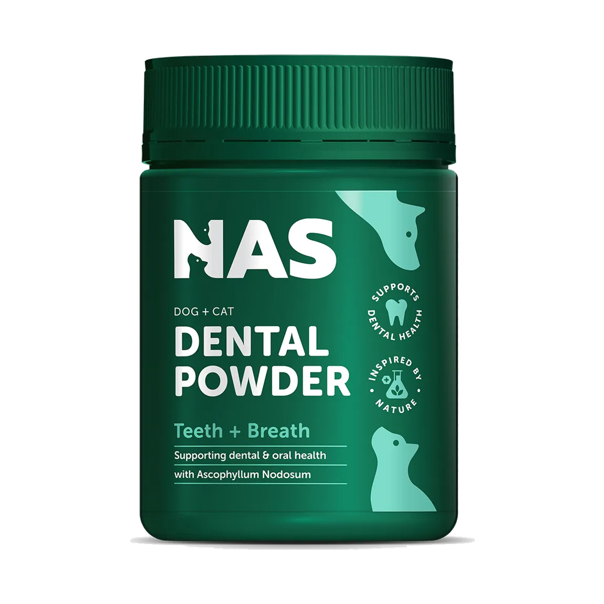 Natural Animal Solutions Dental Powder 150g – front container