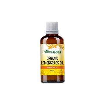 Natures Shield Organic Essential Oil Lemongrass 100ml