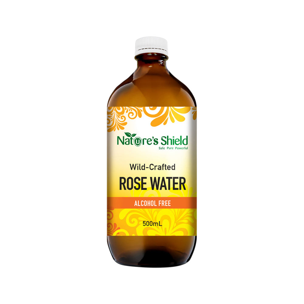 Natures Shield Wild-Crafted Rose Water 500ml