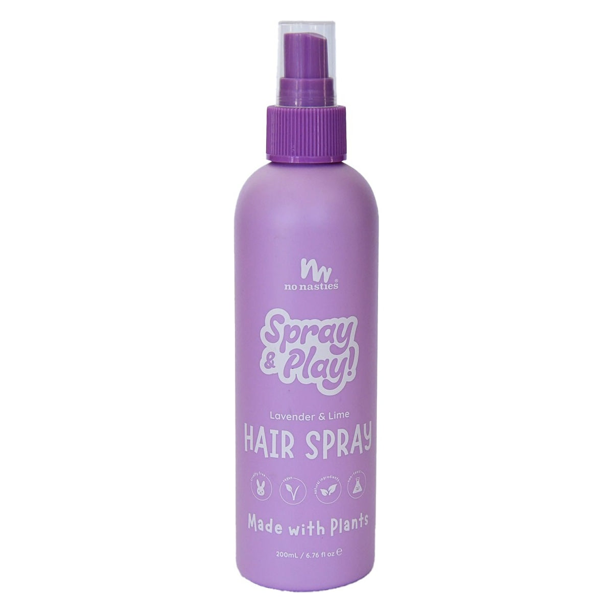 No Nasties Kids Alcohol Free Hair Spray Lavender & Lime 200ml