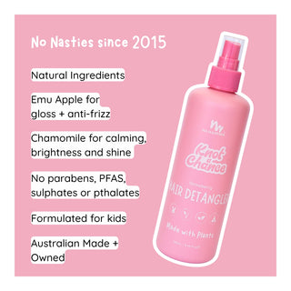 No Nasties Kids Hair Detangling Spray Strawberry 250ml