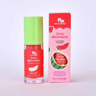 No Nasties Kids Lip Gloss Wand Juicy Watermelon 5g