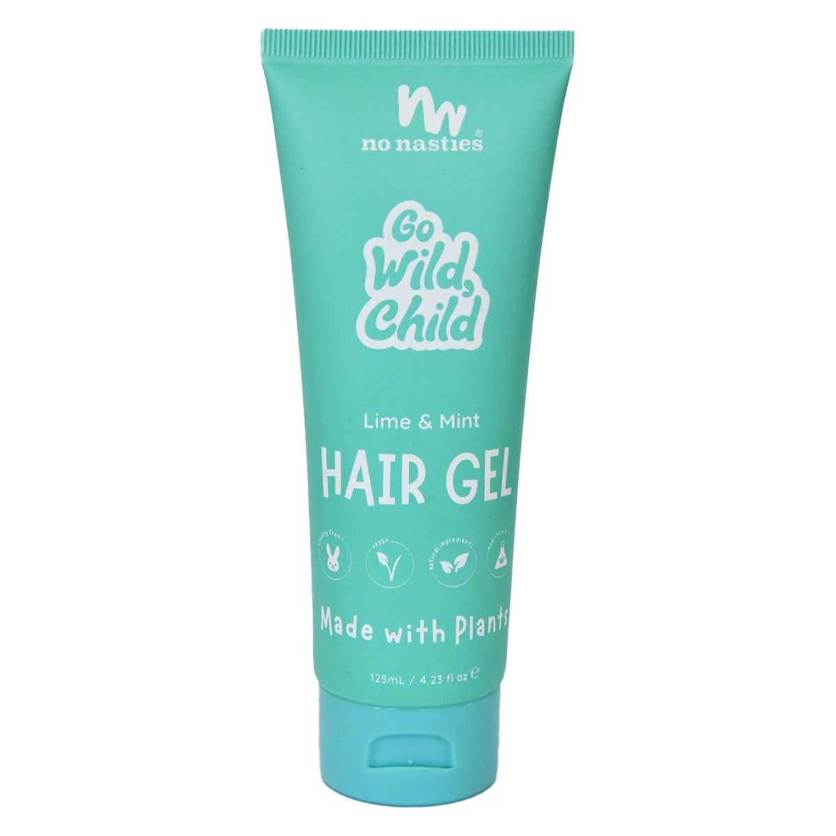 No Nasties Kids Plant Based Hair Gel Zesty Lime & Mint 125ml