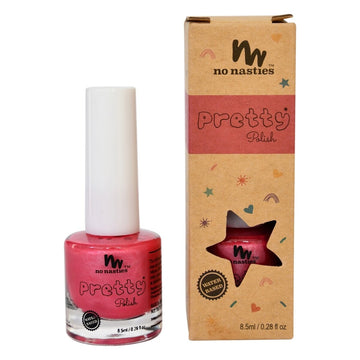 No Nasties Kids Water-Based Nail Polish Bright Pink 8.5ml