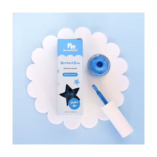 No Nasties Kids Water-Based Nail Polish Mermaid Blue 8.5ml