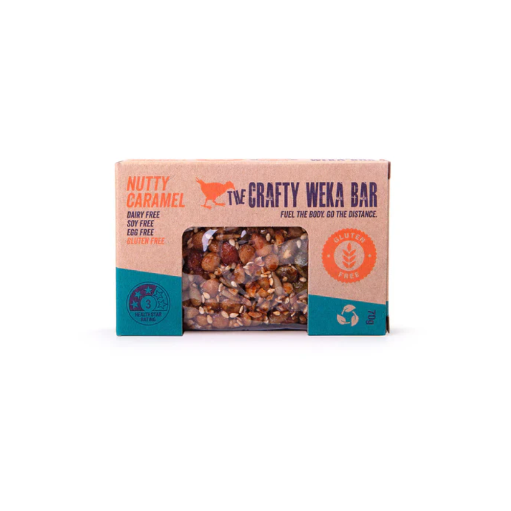 Crafty Weka Nutty Caramel Bar 70g