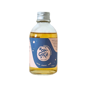 ohGiGi Oil Pull Minty Wash 150ml front pack