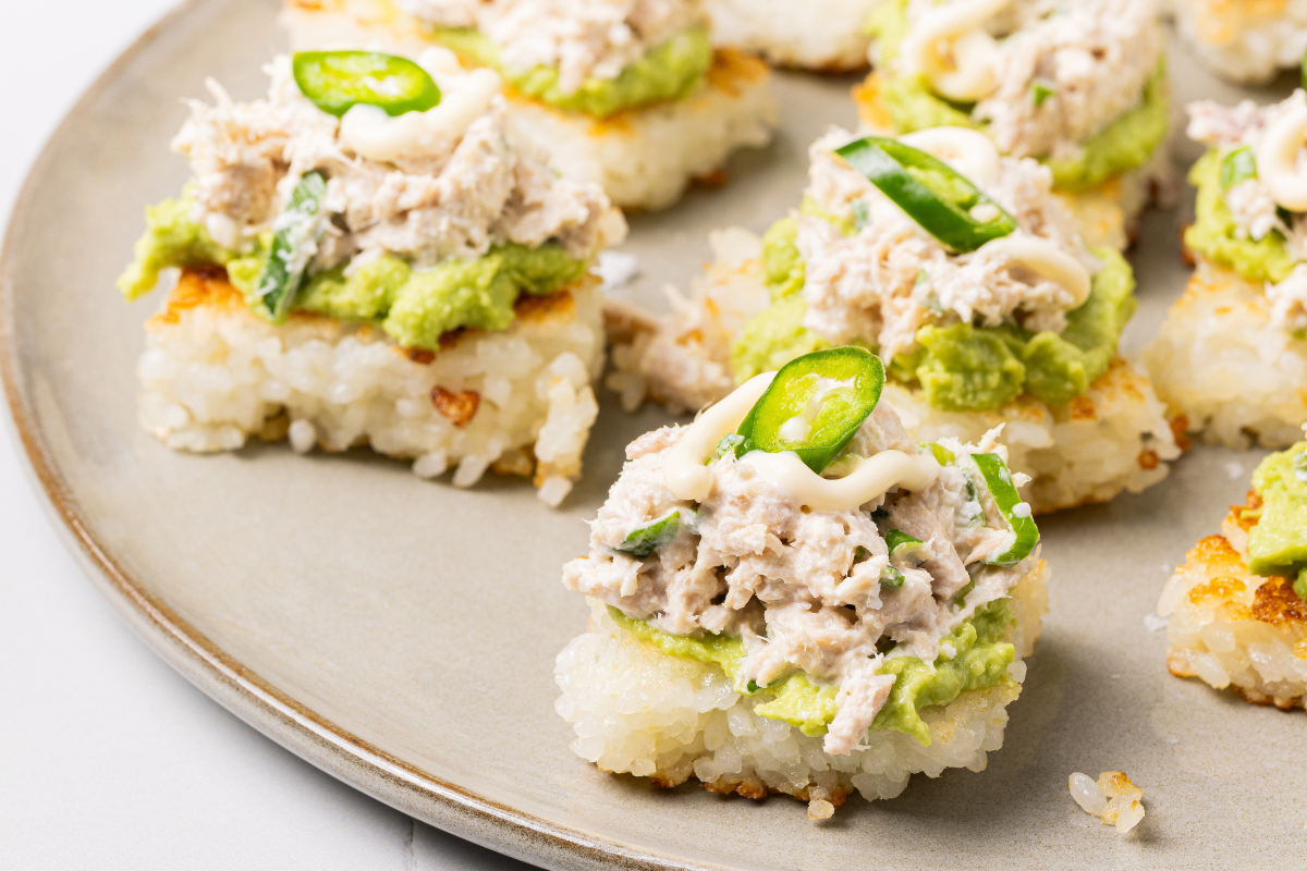 Little Tuna olive oil serving suggestion; other ingredients not included