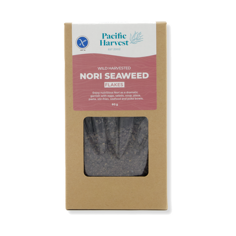 Pacific Harvest Nori Flakes 60g pack, front view