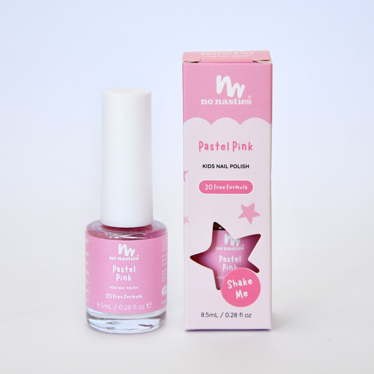 No Nasties Kids Water-Based Nail Polish Pastel Pink 8.5ml lifestyle image 2