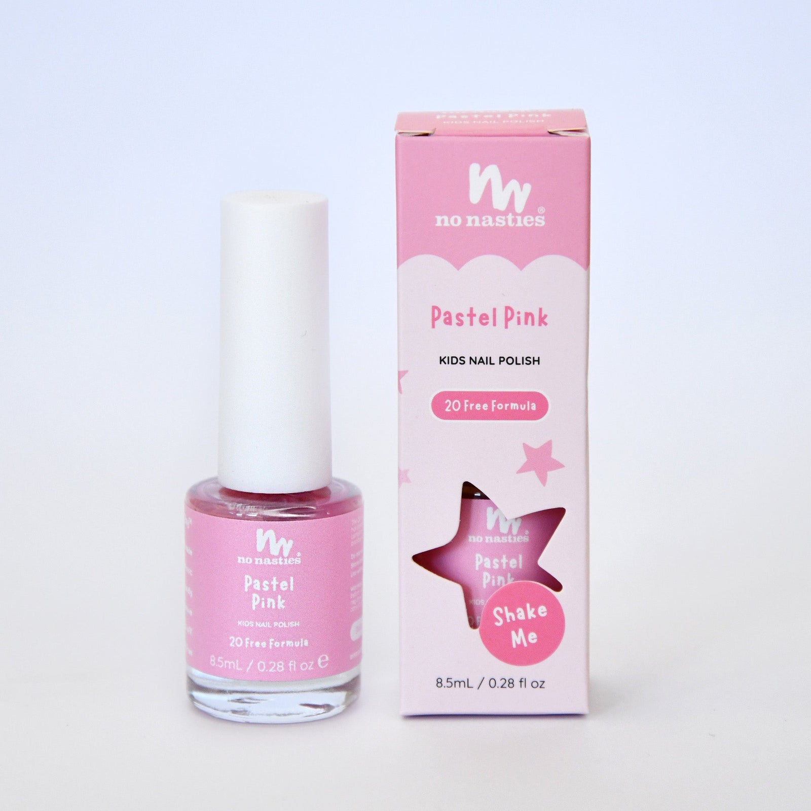 No Nasties Kids Water-Based Nail Polish Pastel Pink 8.5ml lifestyle image 2