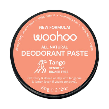 Woohoo Tango Natural Deodorant Paste 60g tin – front