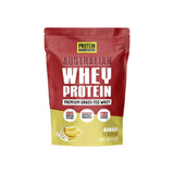 Protein Supplies Australia Australian Whey Protein 1kg Banana packshot on white background