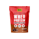 Protein Supplies Australia Australian Whey Protein 500g Chocolate packshot on white background