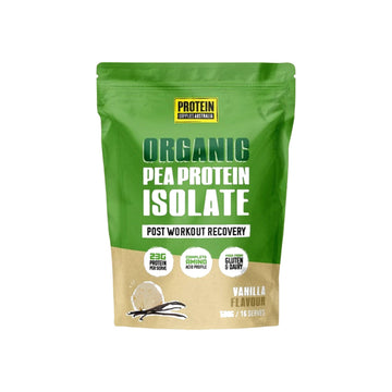 Protein Supplies Australia Pea Protein Isolate Vanilla 500g packshot on white background