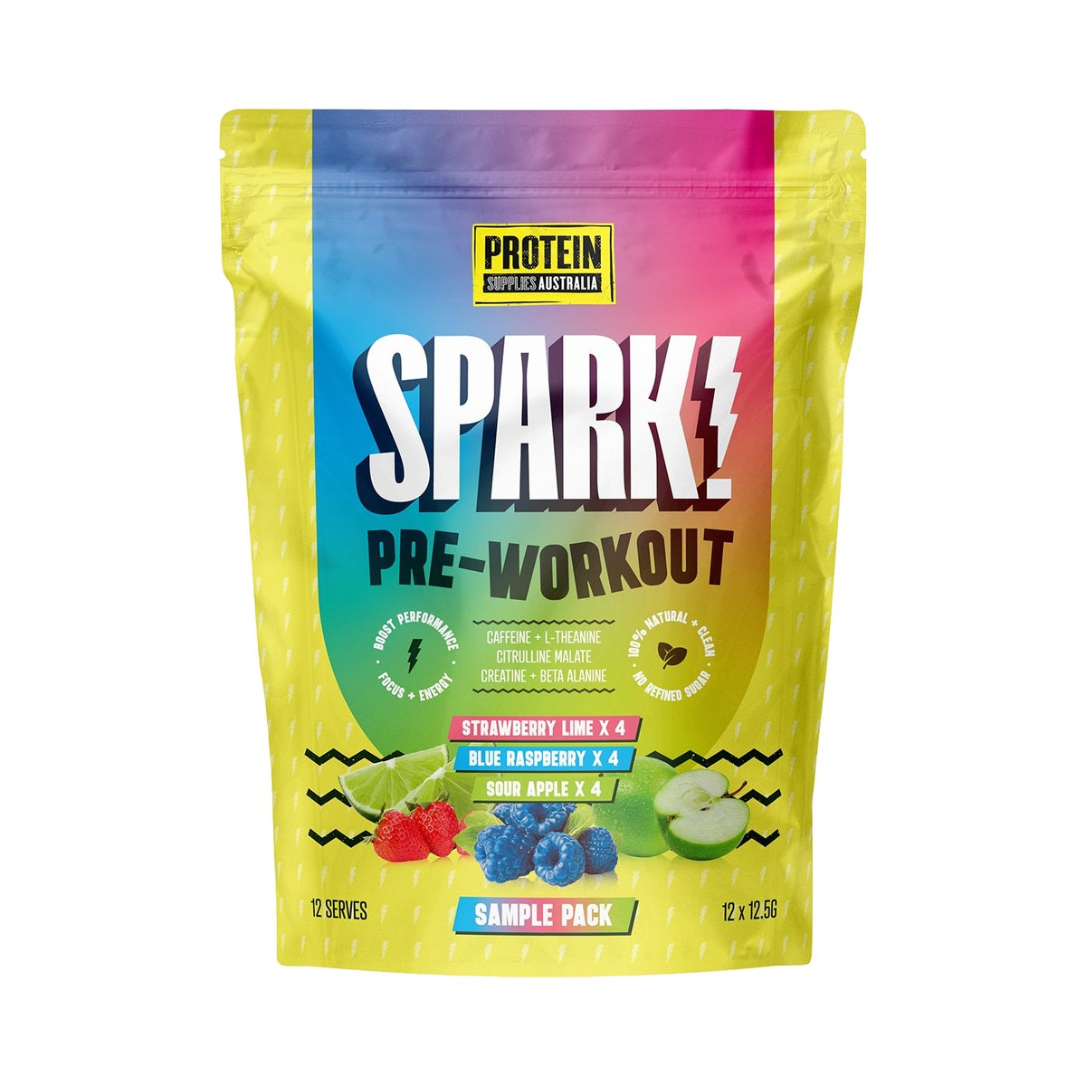 Protein Supplies Australia Spark Pre-Workout Sample Pack 12pk product image