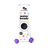 No Nasties Kids Water Beads Purple Parade 10g — carton with expanded beads on white