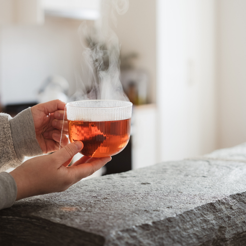 Red Seal Mi-Chai brewed tea serving suggestion