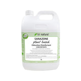 Tri Nature Sanazone Odourless Disinfectant Concentrate Bulk with pump 5L