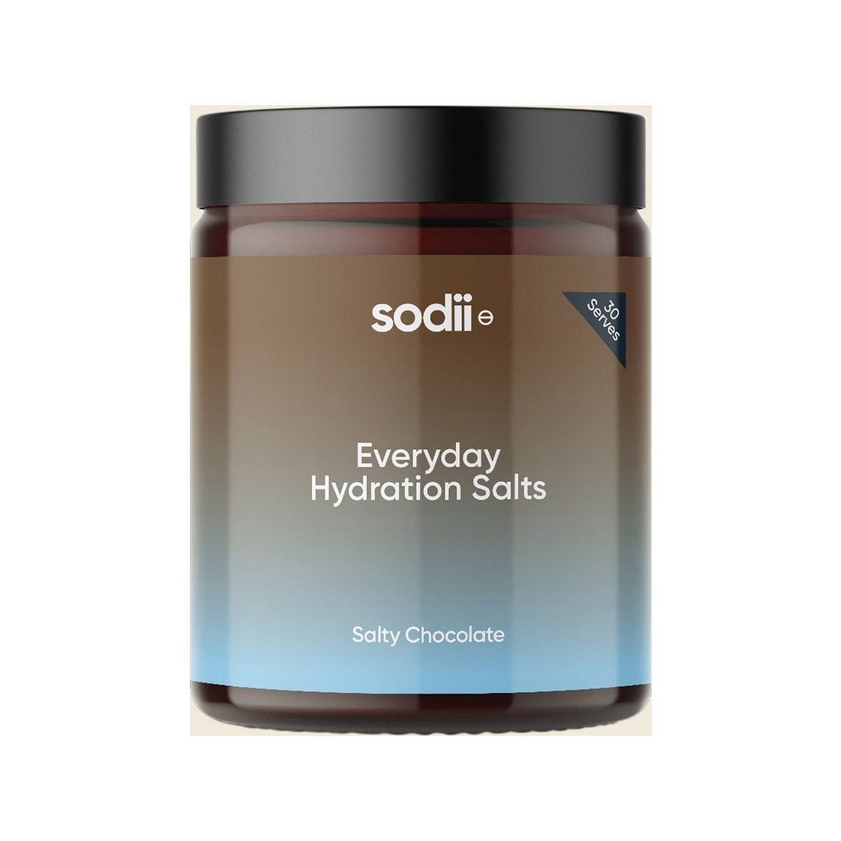 Sodii Everyday Hydration Salts Salty Chocolate 185g front pack
