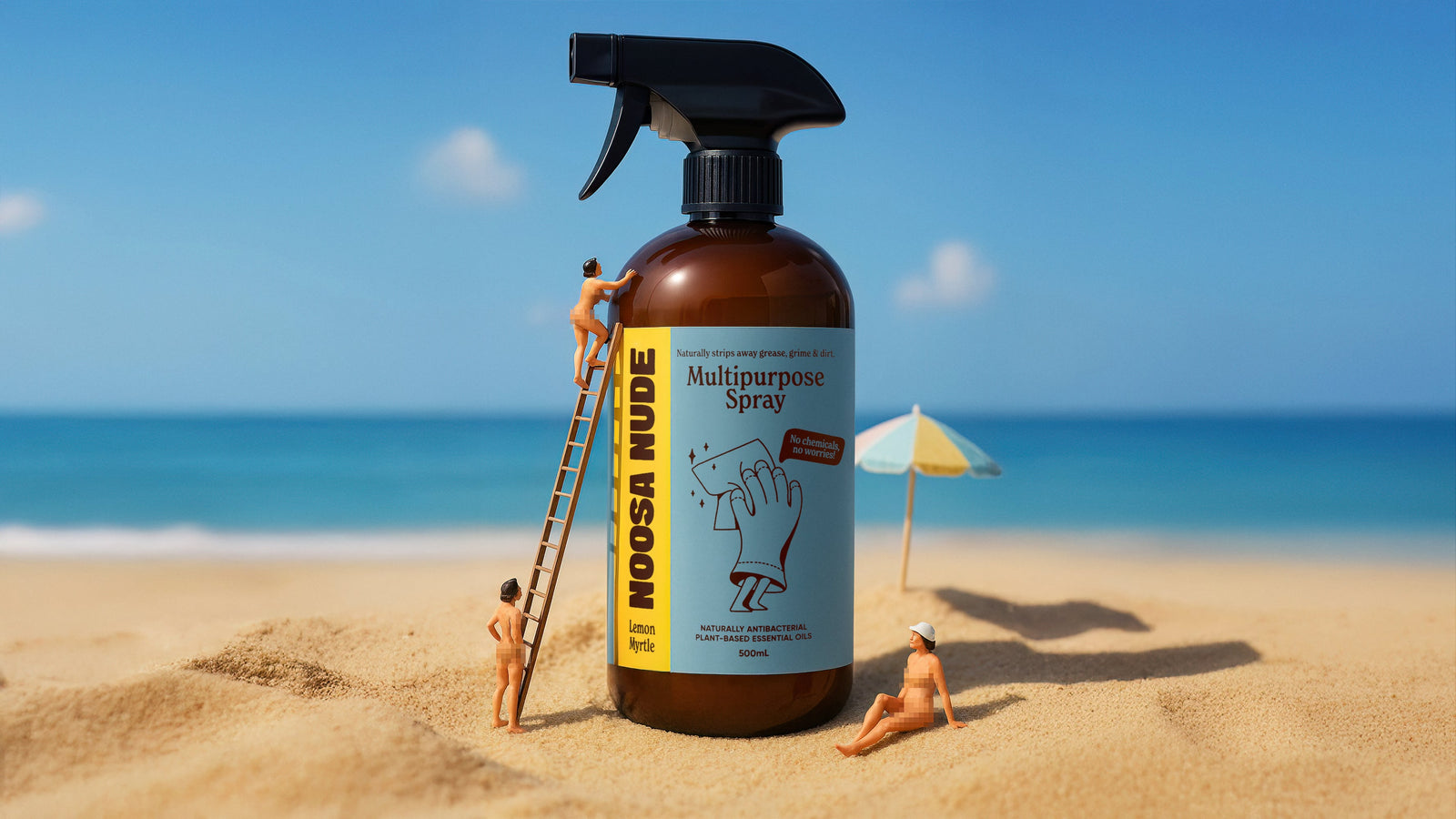 Noosa Nude Multipurpose Spray Lemon Myrtle 500ml lifestyle image