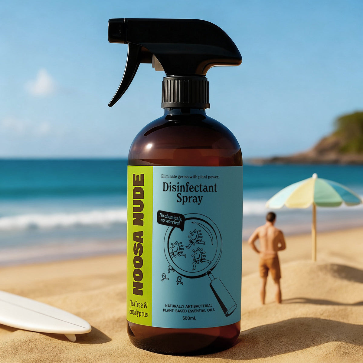 Noosa Nude Disinfectant Spray Tea Tree & Eucalyptus 500ml lifestyle image