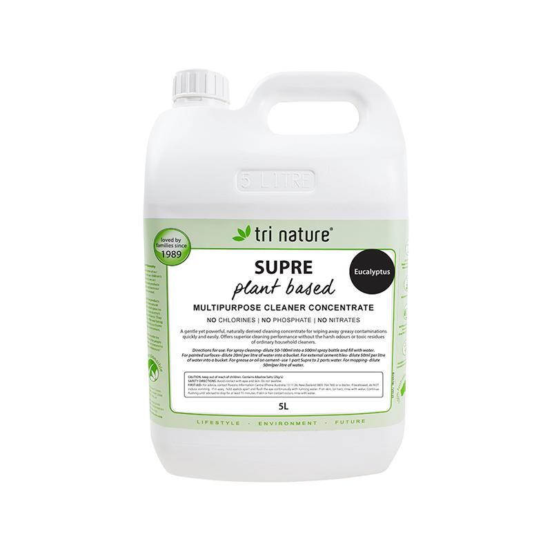 Tri Nature Supre Eucalyptus Multi Purpose Cleaner Concentrate Bulk with pump 5L additional product image 2