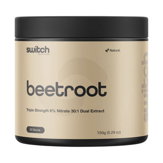 Switch Nutrition Beetroot Triple Strength 6% Nitrate 30:1 Dual Extract 150g product packshot