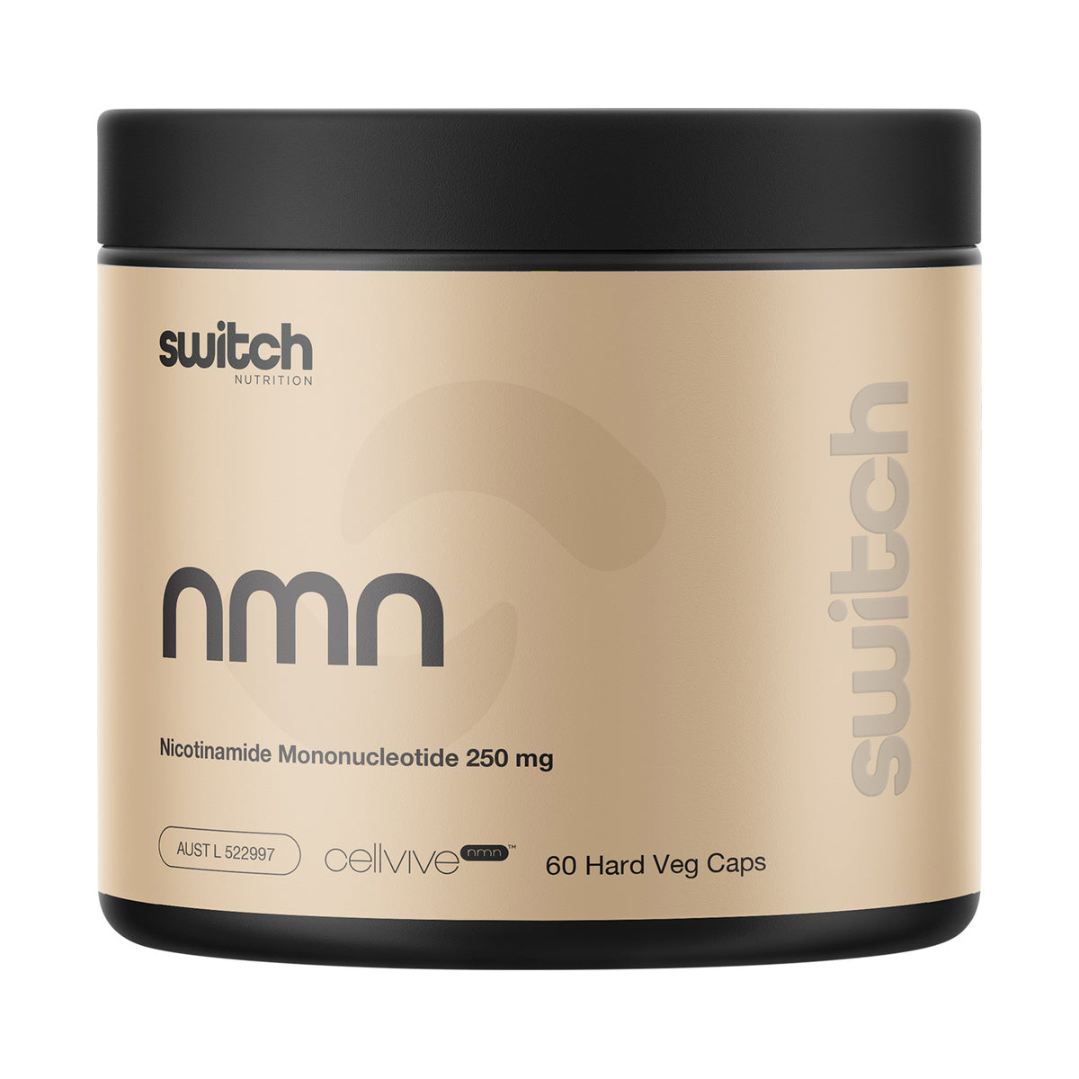 Switch Nutrition NMN Cellvive Nicotinamide Mononucleotide 60 Capsules product packshot