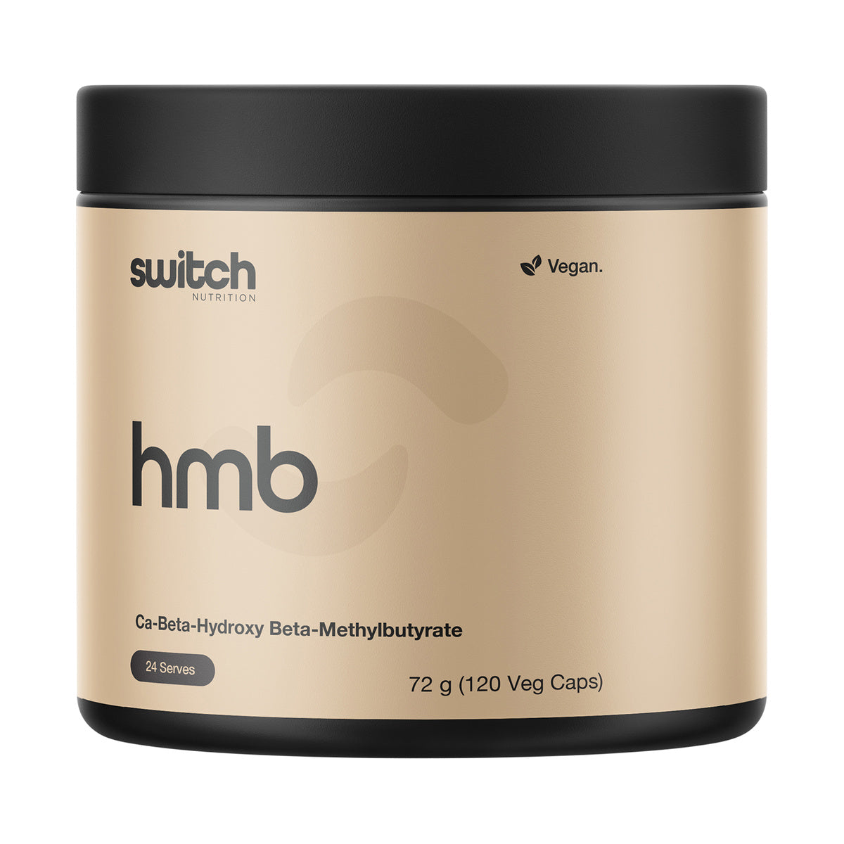 Switch Nutrition HMB Ca-Beta-Hydroxy Beta-Methylbutyrate 120 Caps product packshot