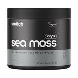 Switch Nutrition Sea Moss 10:1 Organic Irish Sea Moss Capsules 60 Caps product packshot
