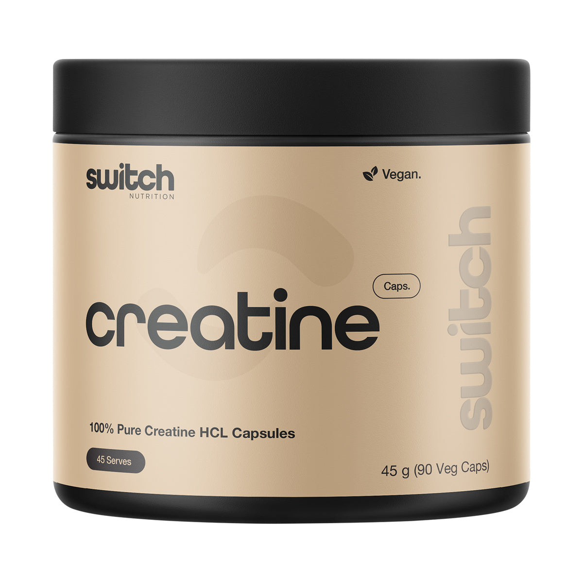 Switch Nutrition Creatine 100% Pure HCL Caps — 90 product packshot