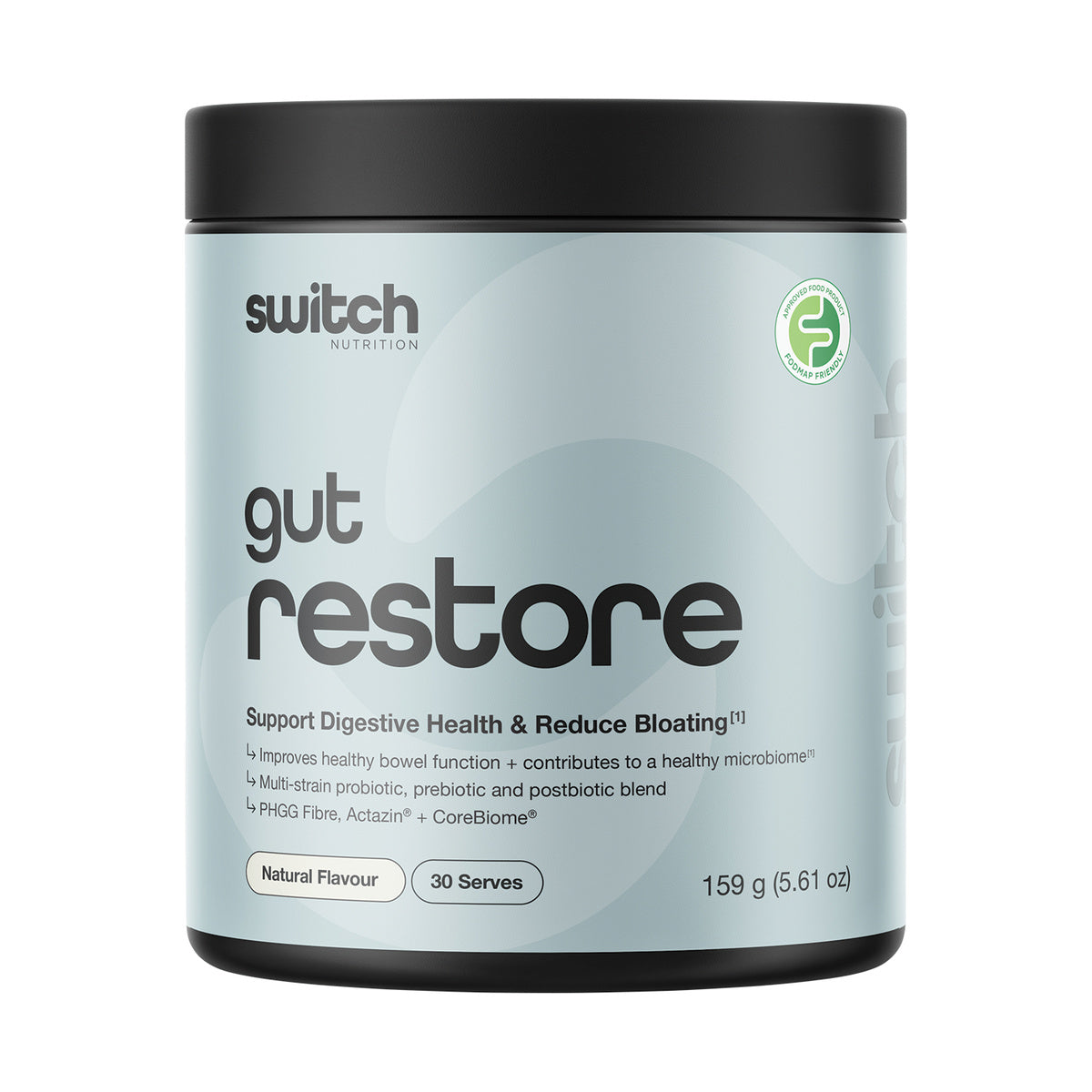 Switch Nutrition Gut Restore 159g — Natural product packshot
