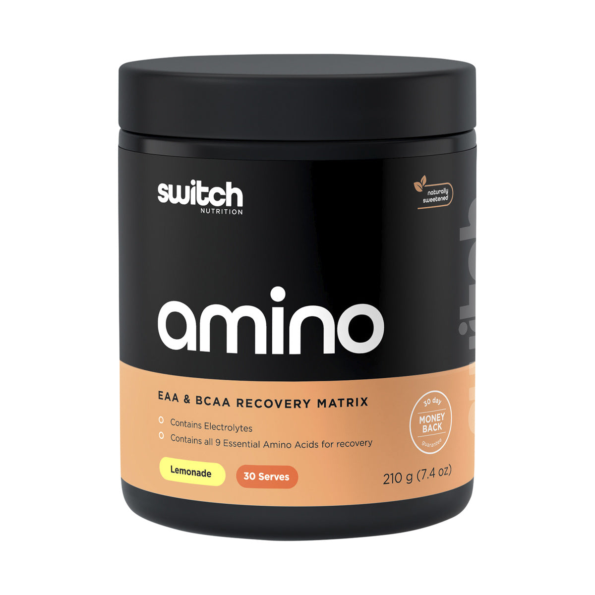 Switch Nutrition Amino EAA & BCAA Electrolyte Recovery 210g — Lemonade product packshot