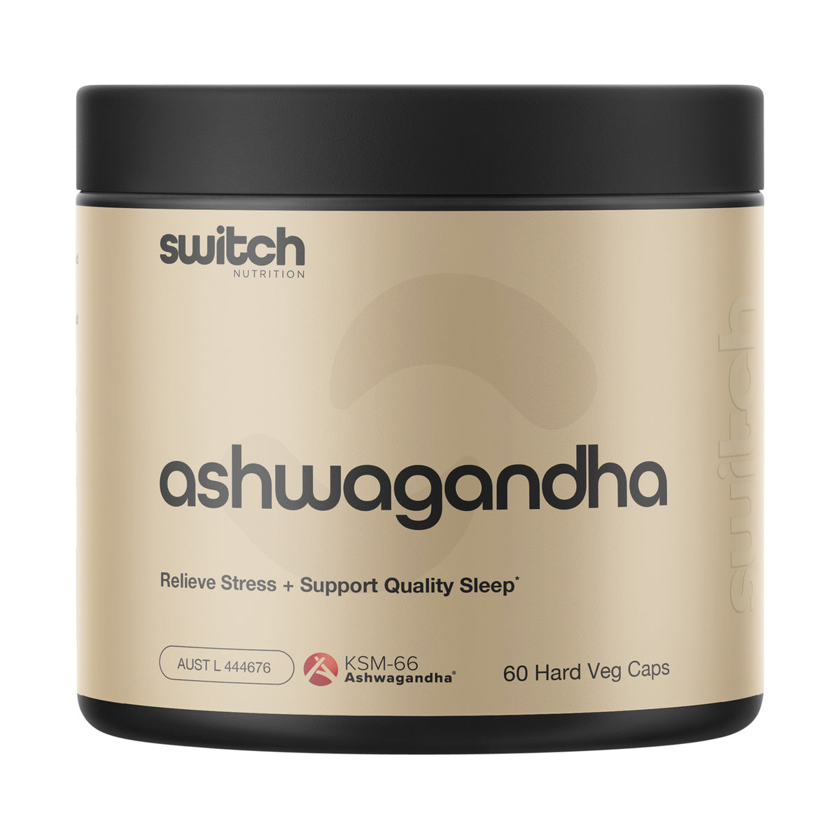 Switch Nutrition KSM-66 Ashwagandha 60 Caps product packshot