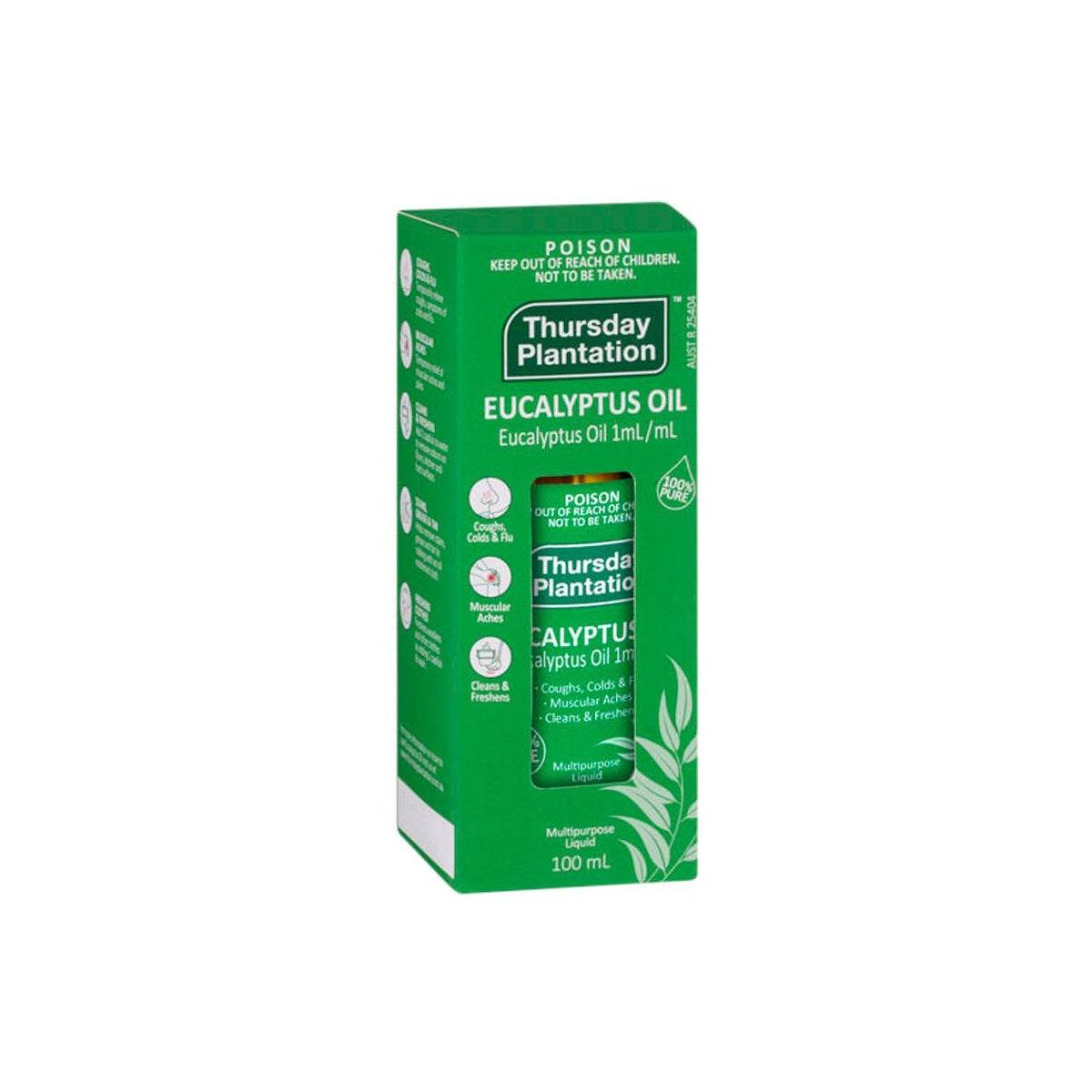 Thursday Plantation Eucalyptus Oil 100ml front pack