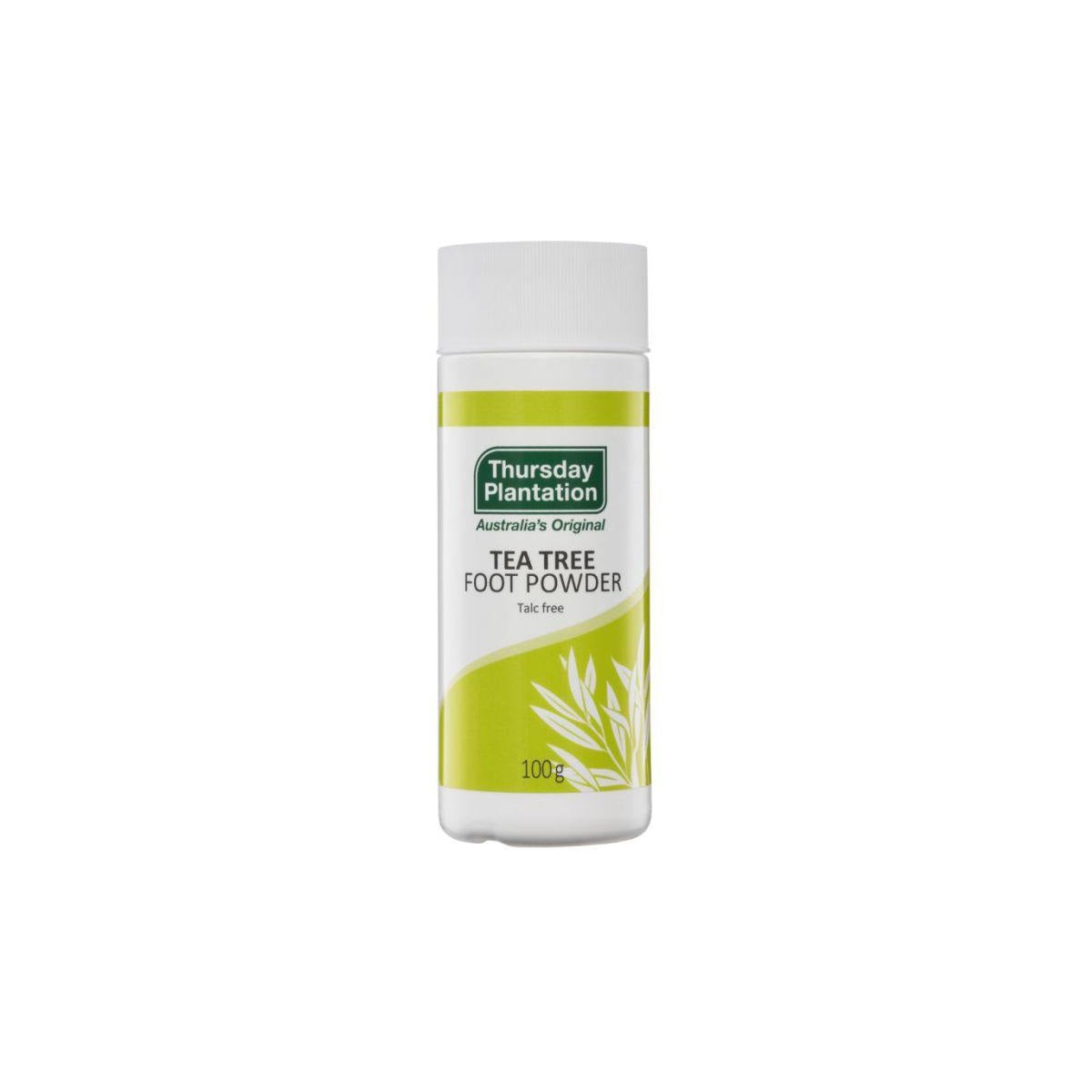 Thursday Plantation Tea Tree Foot Powder 100g front pack