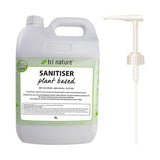 Tri Nature Chlorine Free Sanitiser Bulk with pump 5L — product packshot