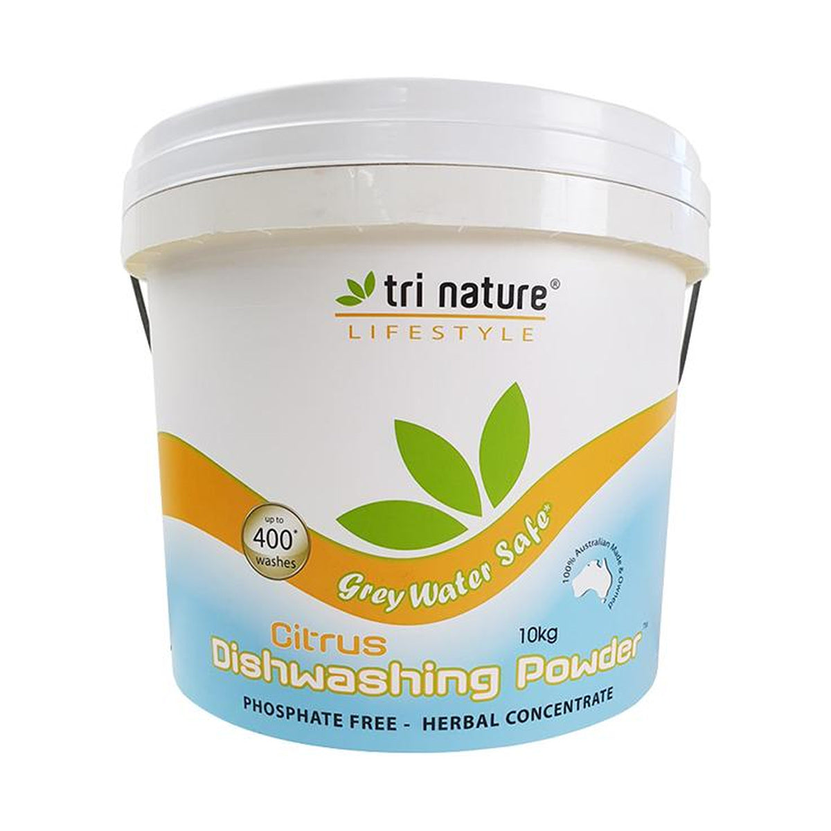 Tri Nature Citrus Dishwashing Powder Bulk 10kg Bucket — product packshot