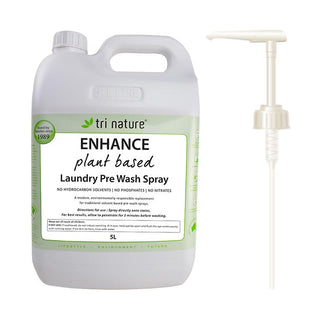 Tri Nature Enhance Laundry Pre Wash Spray Bulk with pump 5L — product packshot