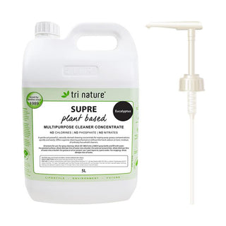 Tri Nature Supre Eucalyptus Multi Purpose Cleaner Concentrate Bulk with pump 5L — product packshot
