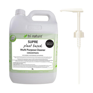 Tri Nature Supre Grapefruit &amp; Palmarosa Multi Purpose Cleaner Concentrate Bulk with pump 5L — product packshot