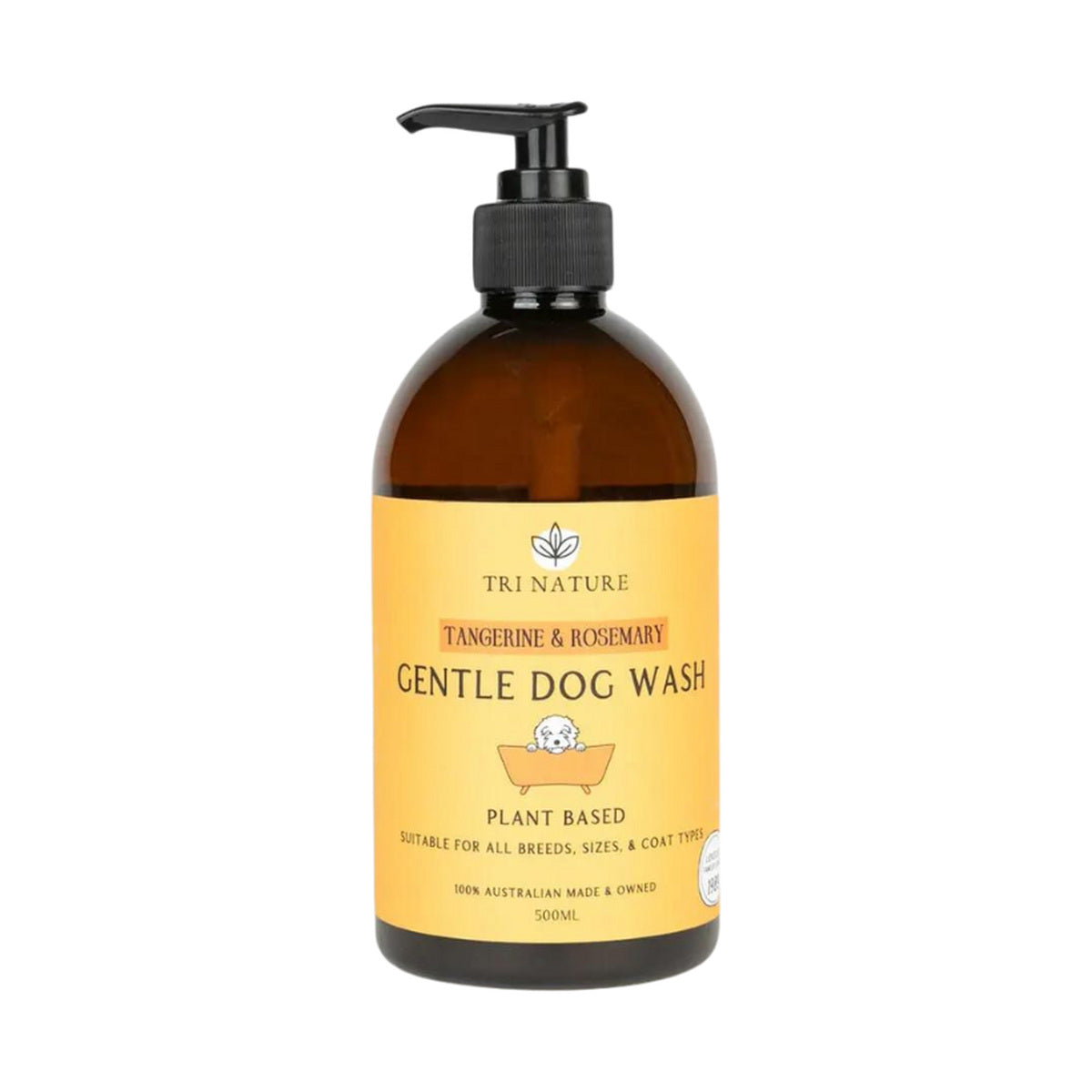 Tri Nature Tangerine & Rosemary Gentle Dog Wash 500ml — product packshot