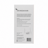 Vrindavan Self-Adhesive Abdominal Patches 10 Pieces rear label with directions and dimensions